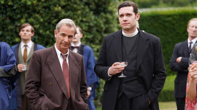 Robson Green and Tom Brittney in Grantchester Season 8